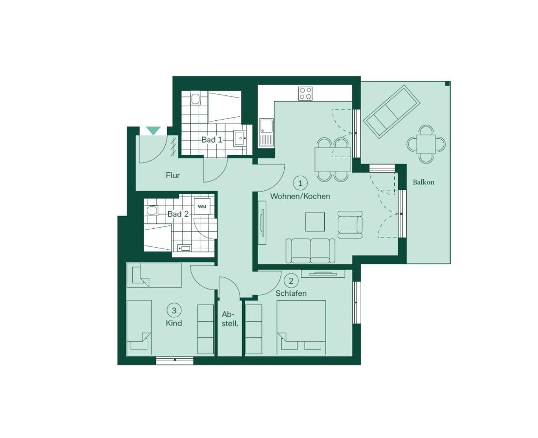 Apartment "Bernsteinperle" - Haffresidenz Garz  Екстериор снимка